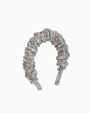 Scrunchie Alice Band in Pink Arabella
