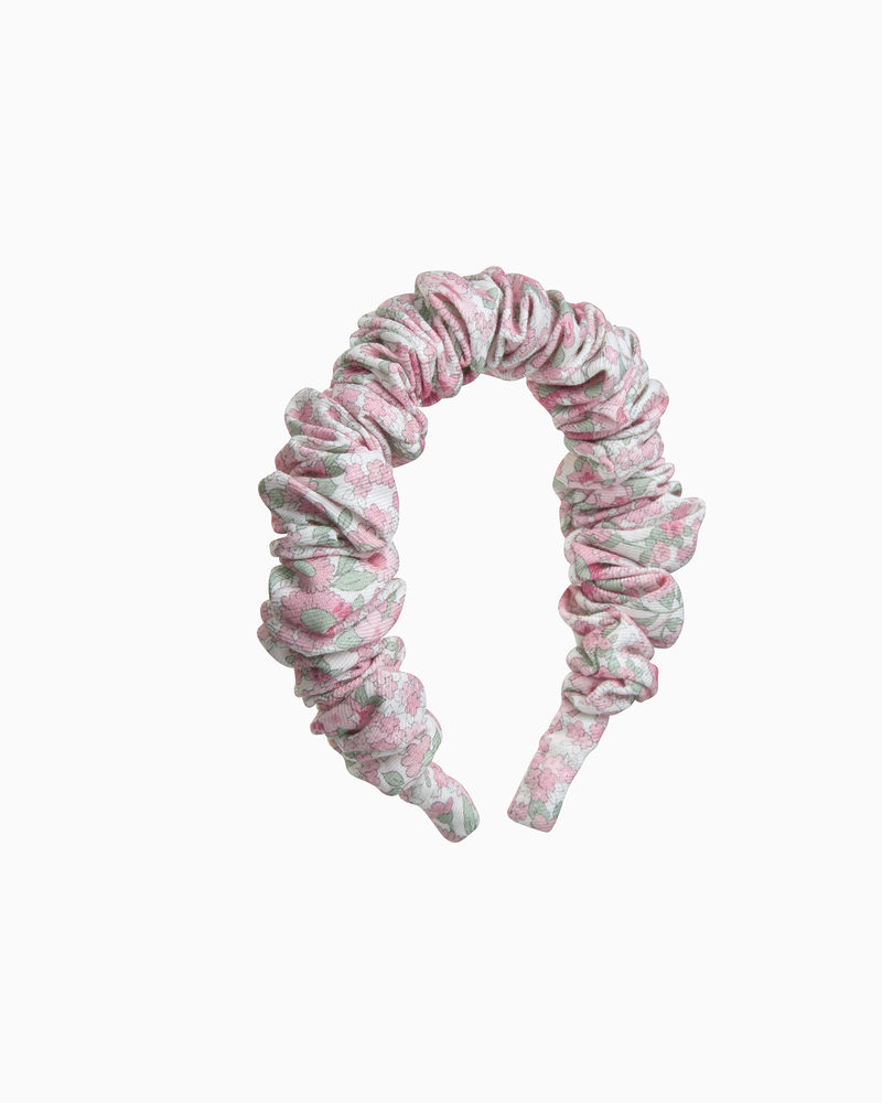 Scrunchie Headband in Pink Arabella