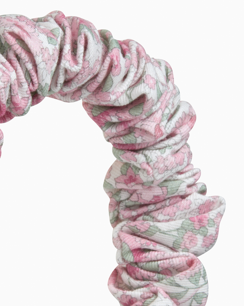 Scrunchie Headband in Pink Arabella