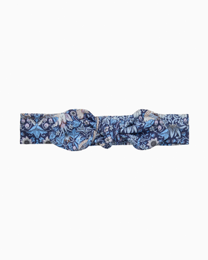 Lily Rose Alice Bands Jersey Bow Headband in Strawberry Thief