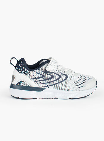 Hampton Sport Bolt Sneakers in White/Navy