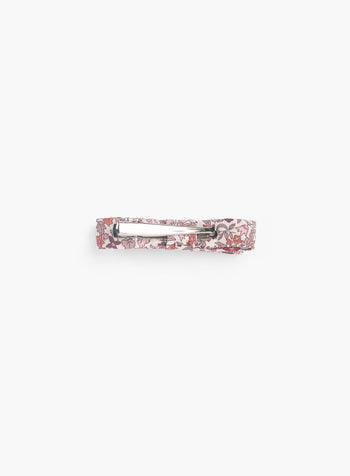 Small Bow Hair Clip in Pink Ava