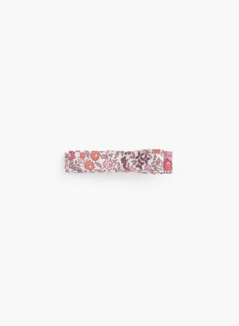 Small Bow Hair Clip in Pink Ava