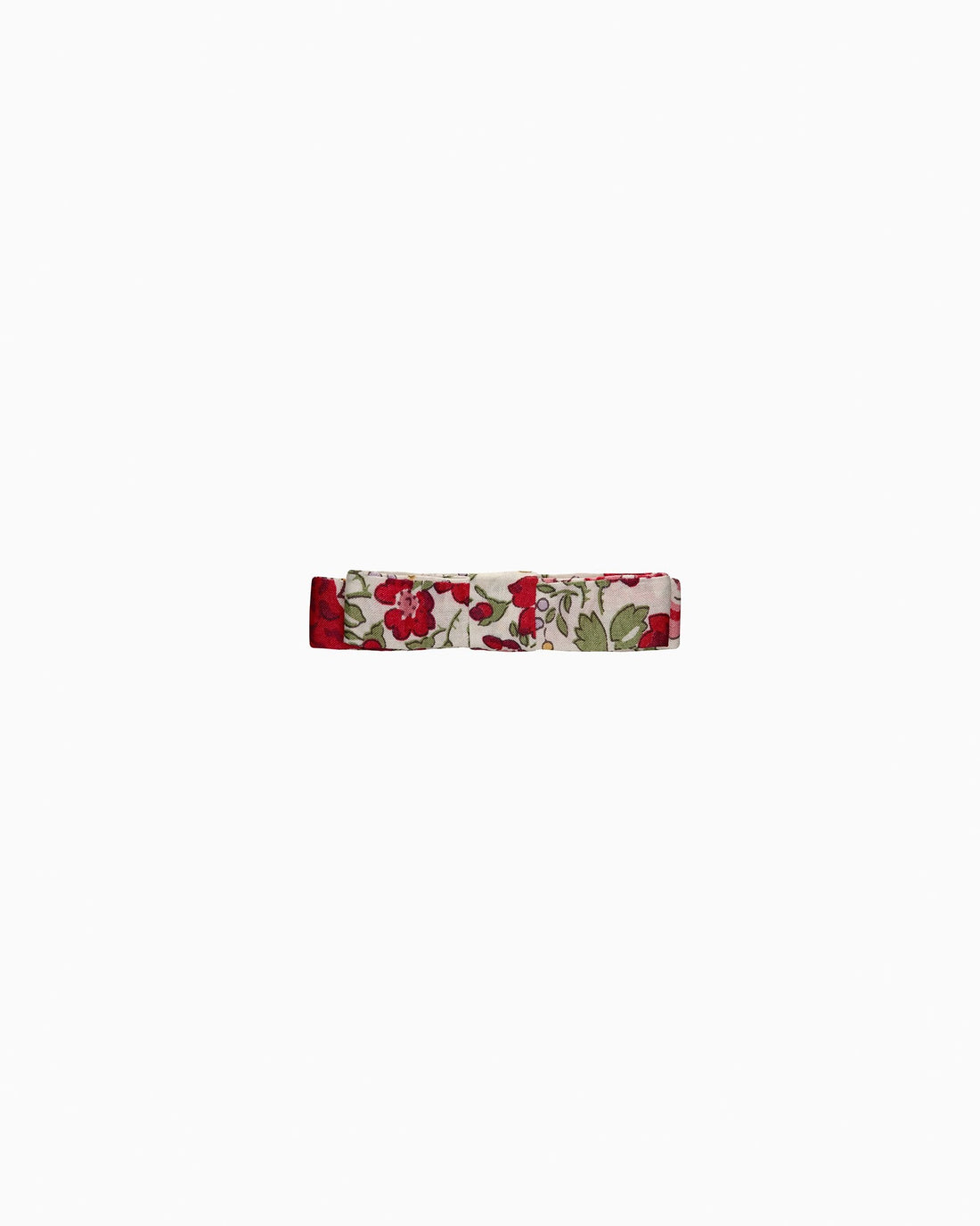 Lily Rose Clip Small Bow Hair Clip in Red Felicite