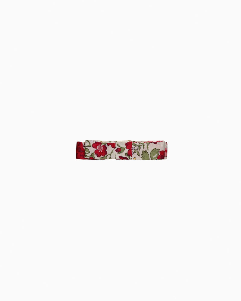 Lily Rose Clip Small Bow Hair Clip in Red Felicite