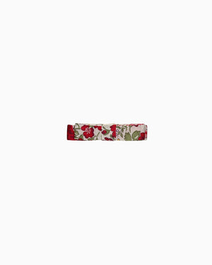 Lily Rose Clip Small Bow Hair Clip in Red Felicite