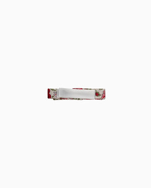 Lily Rose Clip Small Bow Hair Clip in Red Felicite