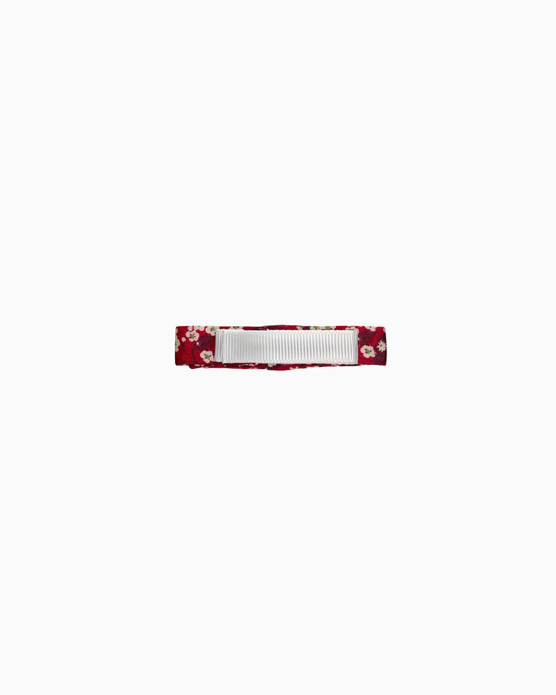 Lily Rose Clip Small Bow Hair Clip in Red Mitsi Valeria