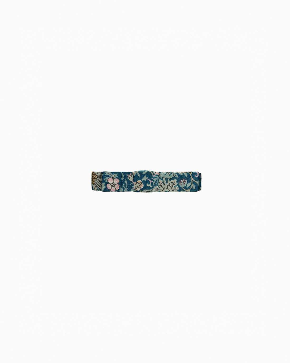 Lily Rose Clip Small Bow Hair Clip in Strawberry Thief