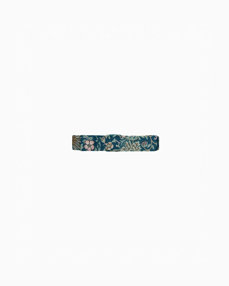 Lily Rose Clip Small Bow Hair Clip in Strawberry Thief