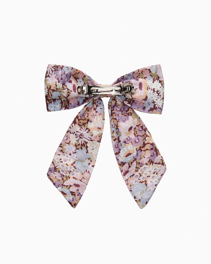 Large Bow Hair Clip in Pink Thorpe