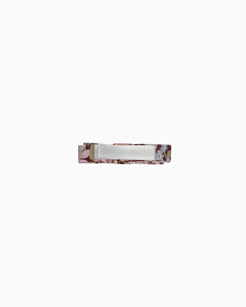 Small Bow Hair Clip in Pink Thorpe