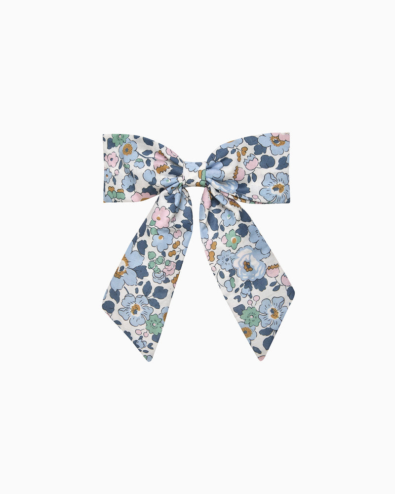 Extra Large Hair Bow in French Blue Betsy