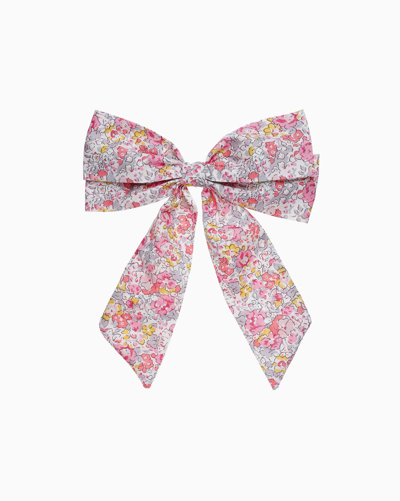 Extra Large Bow Hair Clip in Claire Aude