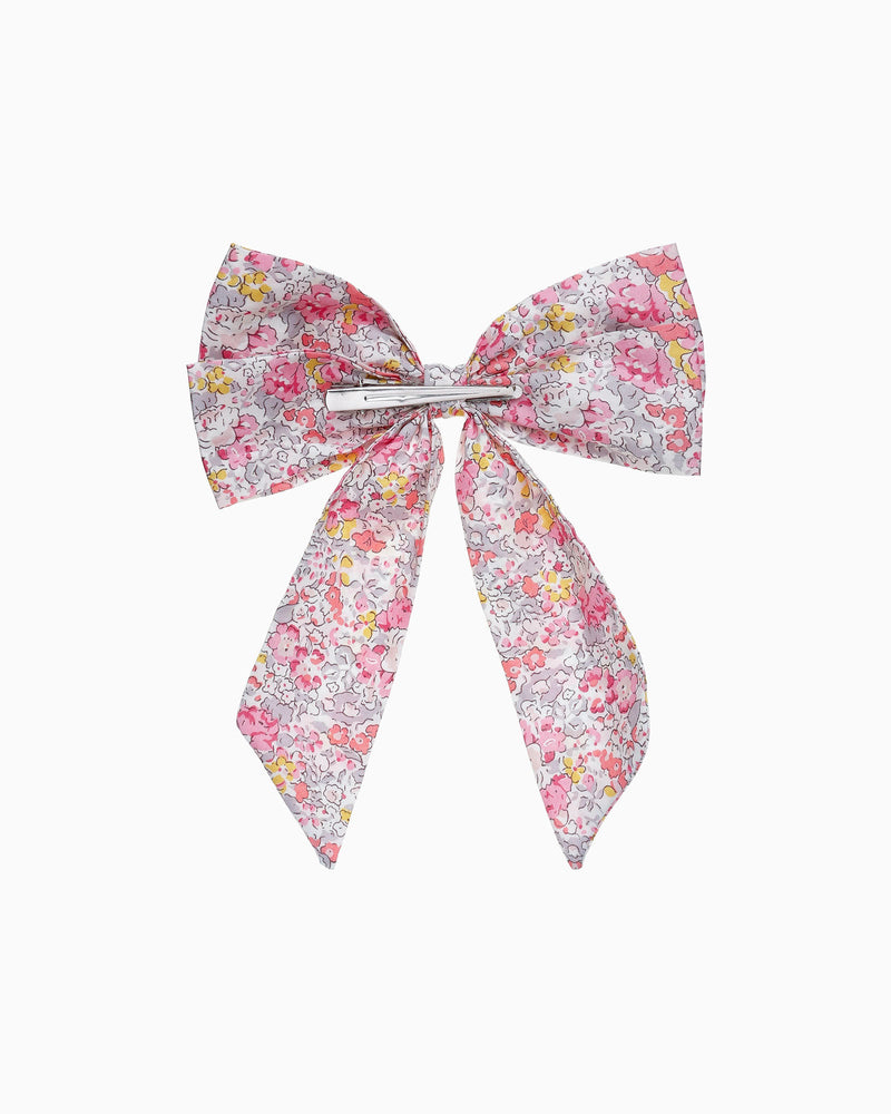 Extra Large Bow Hair Clip in Claire Aude