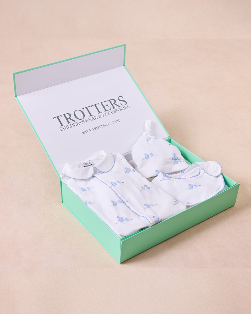 Pale Blue Bunny Gift Set