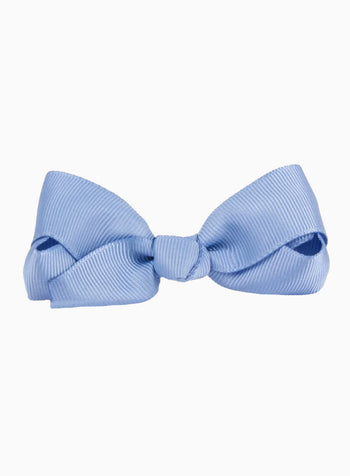Large Bow Hair Clip in French Blue