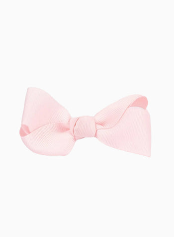 Large Bow Hair Clip in Powder Pink