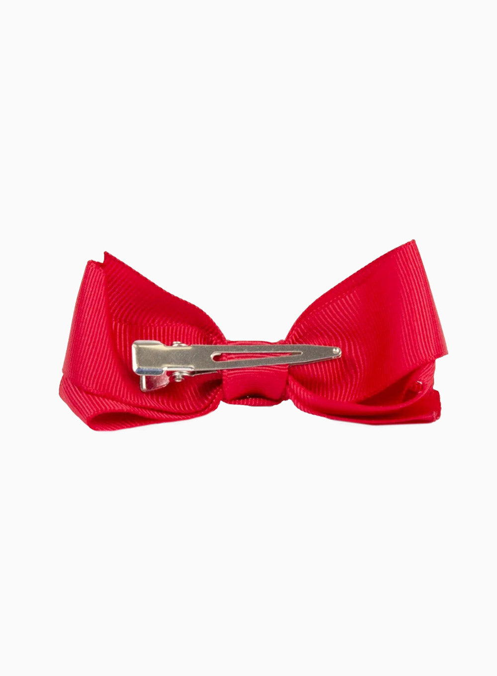 Large Bow Hair Clip in Ruby