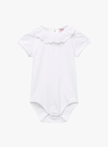 Baby Short-Sleeved Katie Anglaise Bodysuit