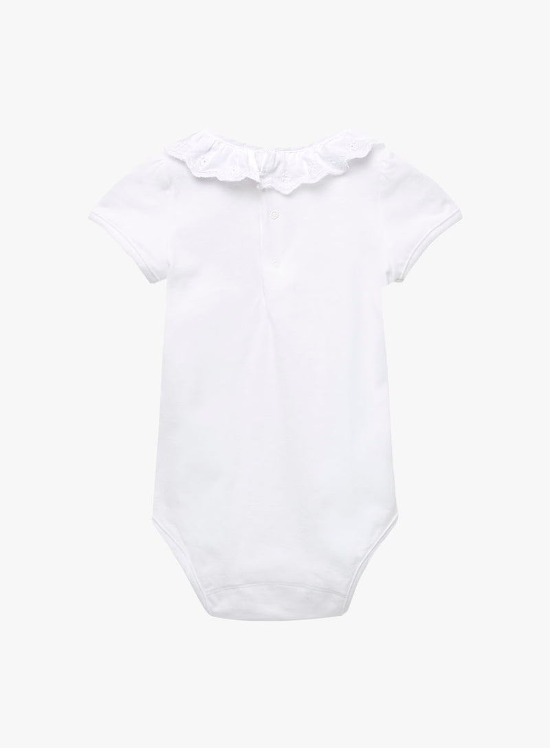 Baby Short-Sleeved Katie Anglaise Bodysuit