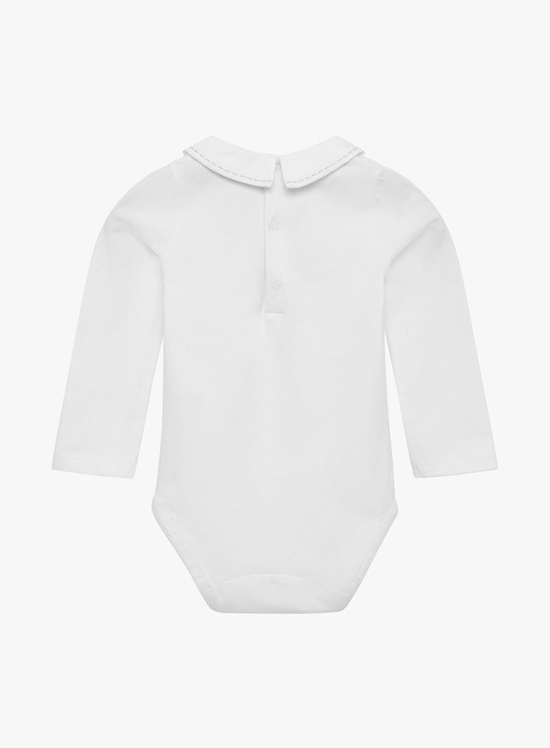 Baby Long Sleeved Monty Train Bodysuit