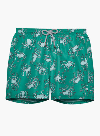 Mens Daddy & Me Swimshorts in Octopus