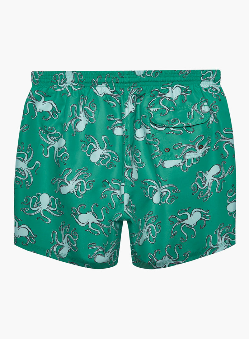 Mens Daddy & Me Swimshorts in Octopus
