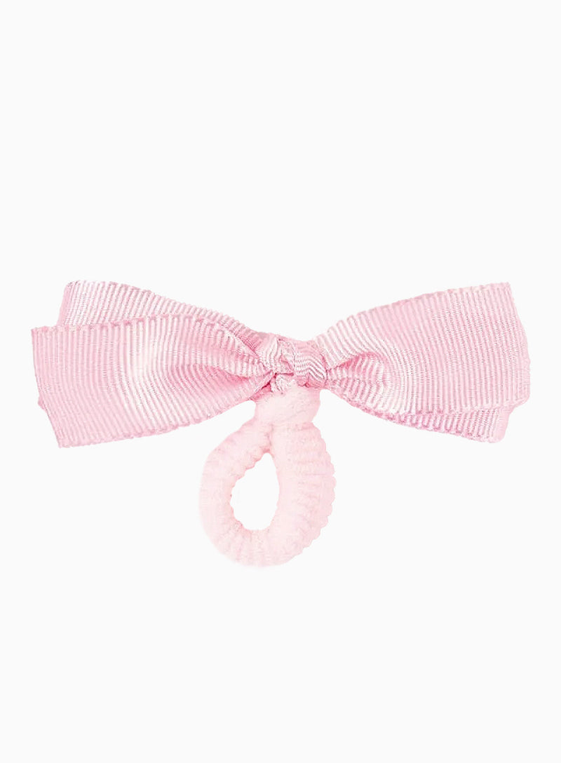 Mini Bow Hair Bobbles in Pink