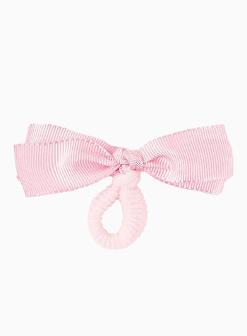 Mini Bow Hair Bobbles in Pink