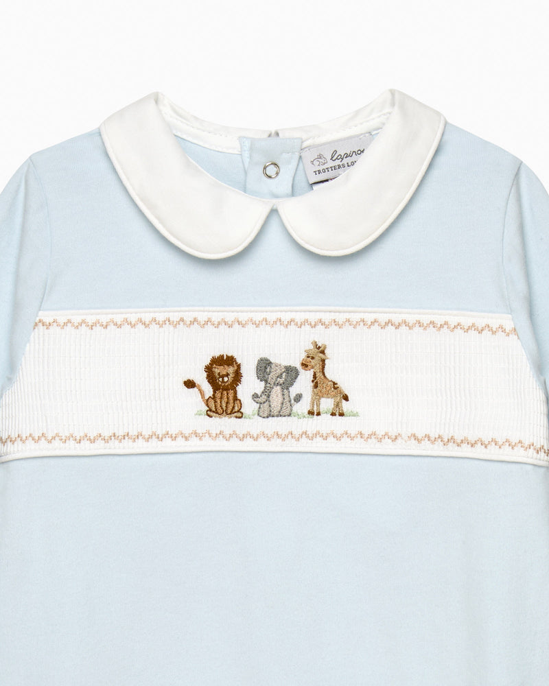 Lapinou onesieBaby Augustus & Friends Smocked All-In-One