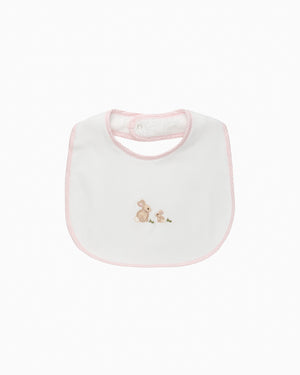 Bunny Embroidered Bib