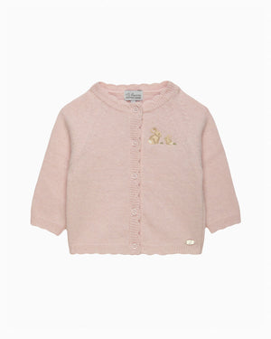 Baby Bunny Embroidered Cardigan