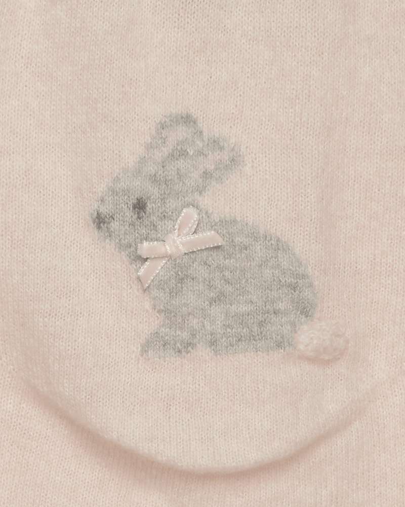 Lapinou Dungarees Baby Bunny Leggings in Off White