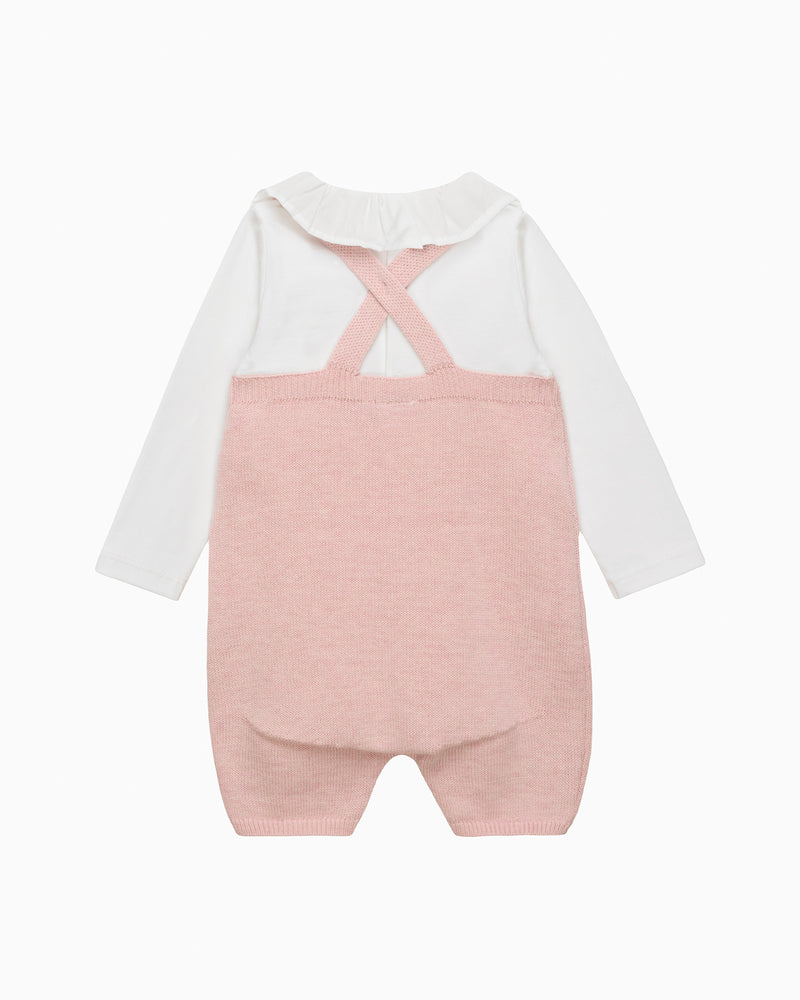 Baby Bunny Romper Set in Pink