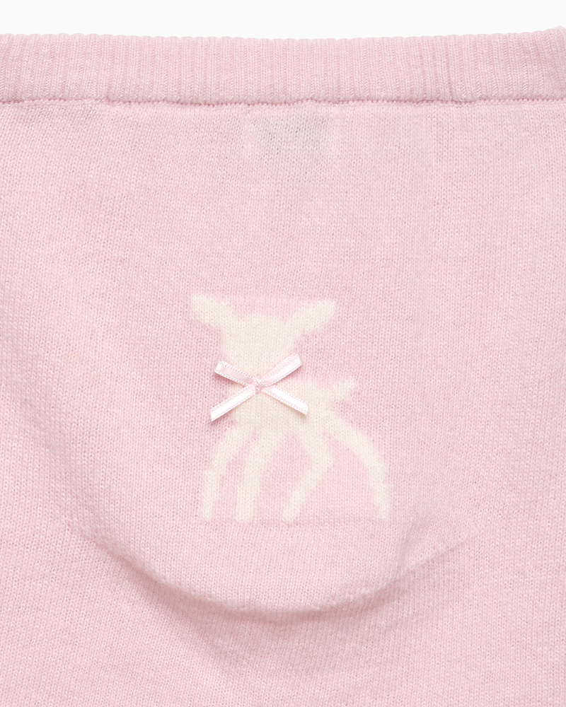 Baby Fawn Leggings in Pale Pink