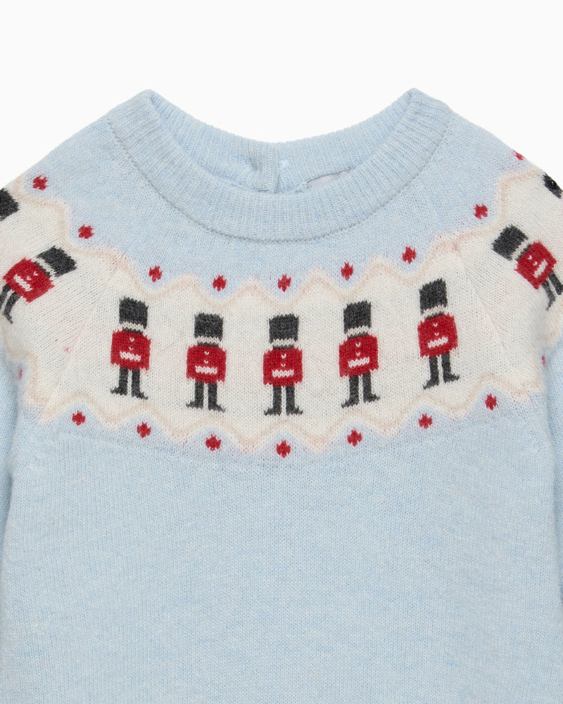 Baby Guardsman Fair Isle Onesie