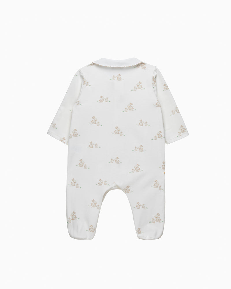 Baby Bunny Onesie in Oatmeal