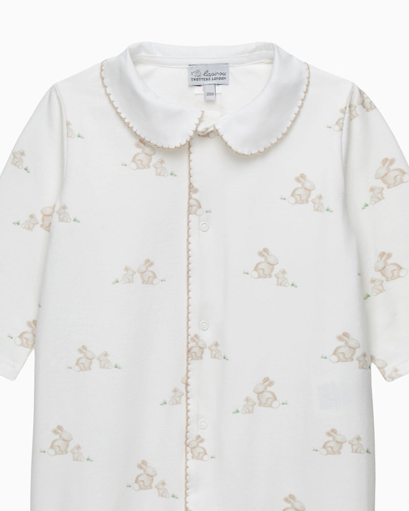 Baby Bunny Onesie in Oatmeal
