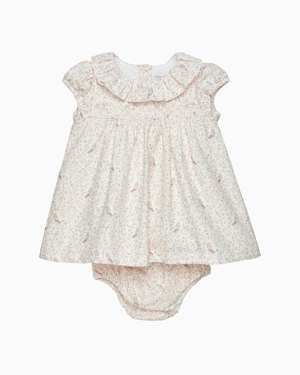Baby Owl Smocked Dress