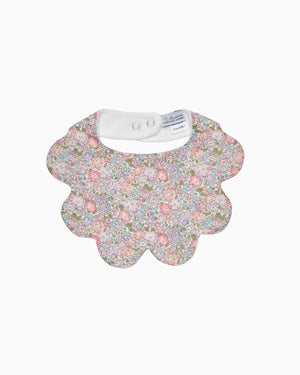 Scalloped Bib in Pink Michelle