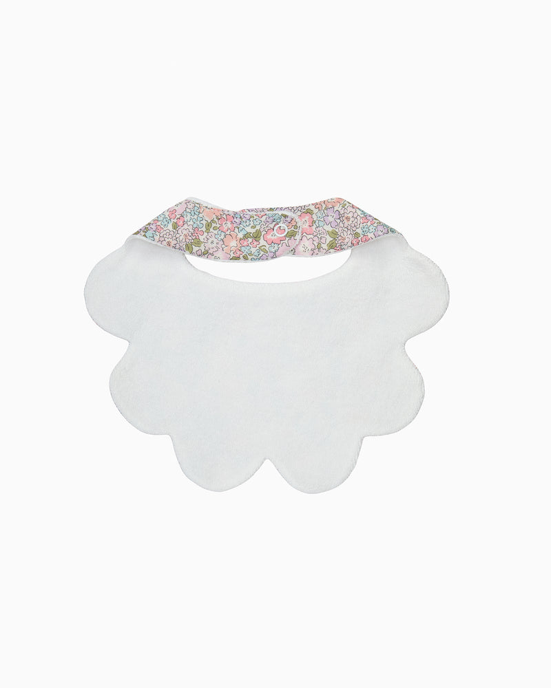 Scalloped Bib in Pink Michelle