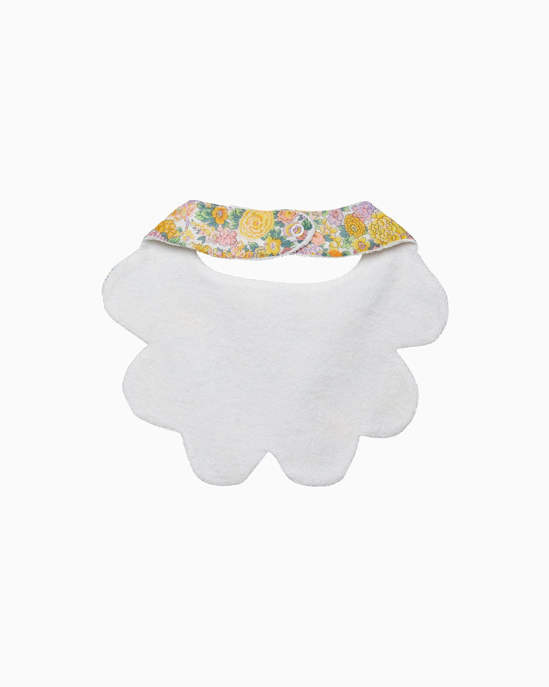 Scalloped Bib in Yellow Elysian Day