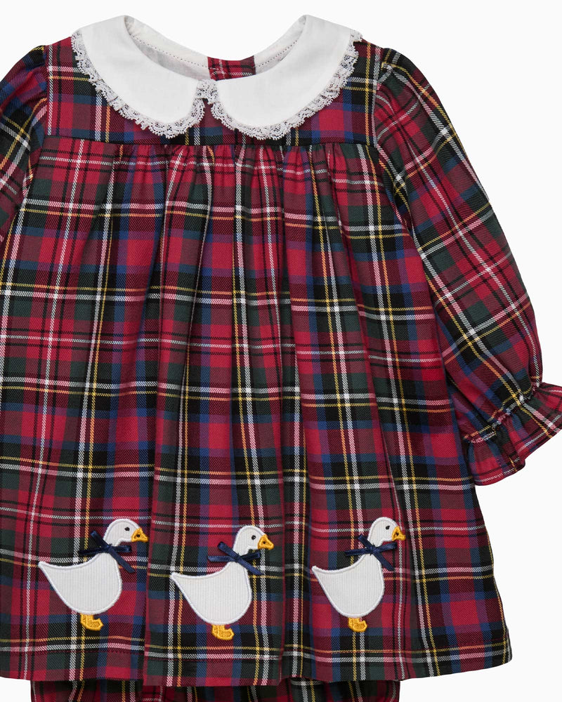 Baby Plaid Duck Dress