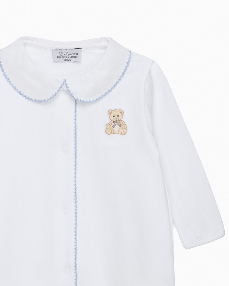 Baby Teddy Embroidered Onesie