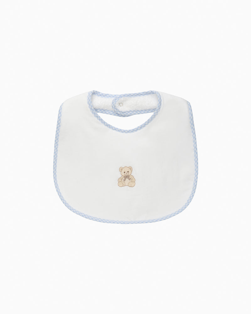 Teddy Embroidered Bib