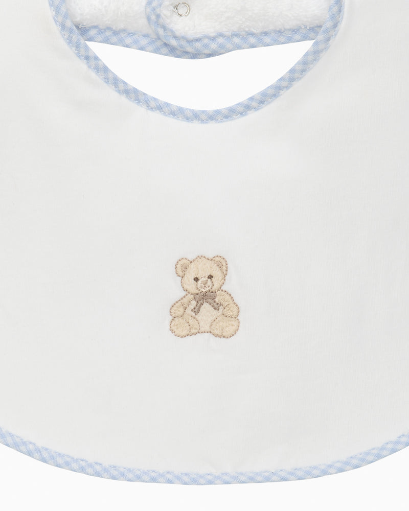 Teddy Embroidered Bib