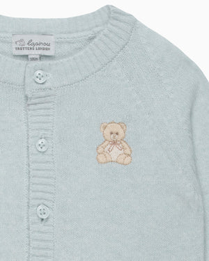 Baby Teddy Embroidered Cardiagn