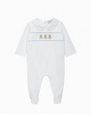 Baby Teddy Smocked Onesie