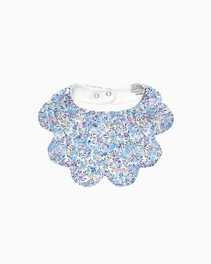 Scalloped Bib in Lilac Wiltshire